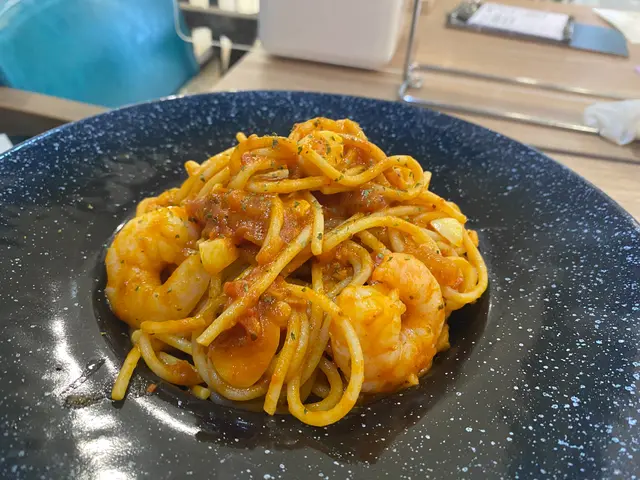 蕃茄醬蝦肉意粉