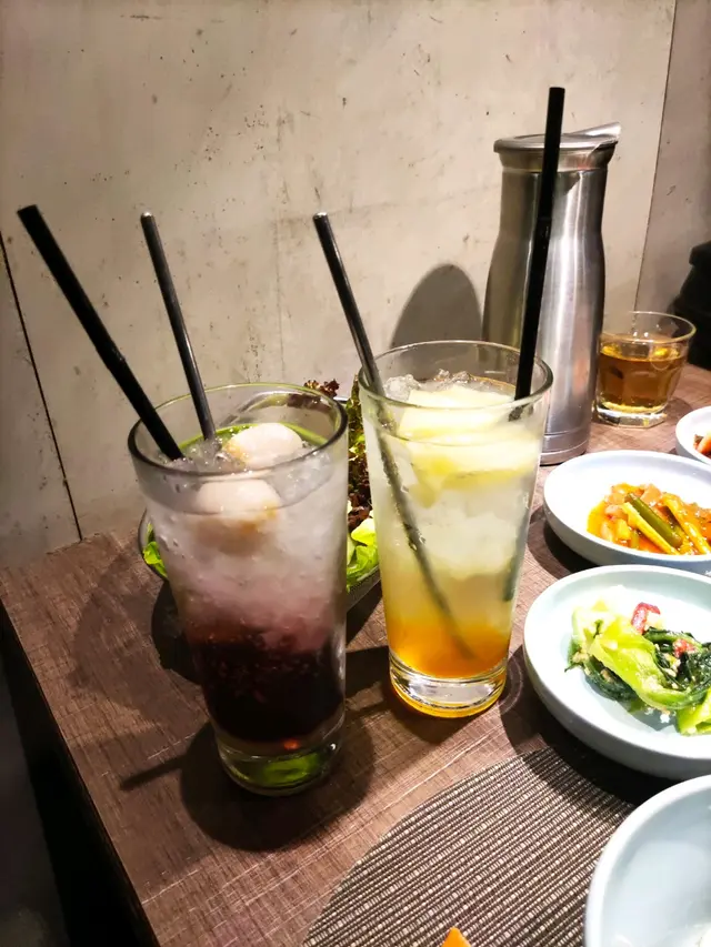荔枝和菠蘿 梳打