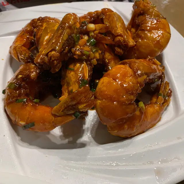 茄汁焗大海虎蝦