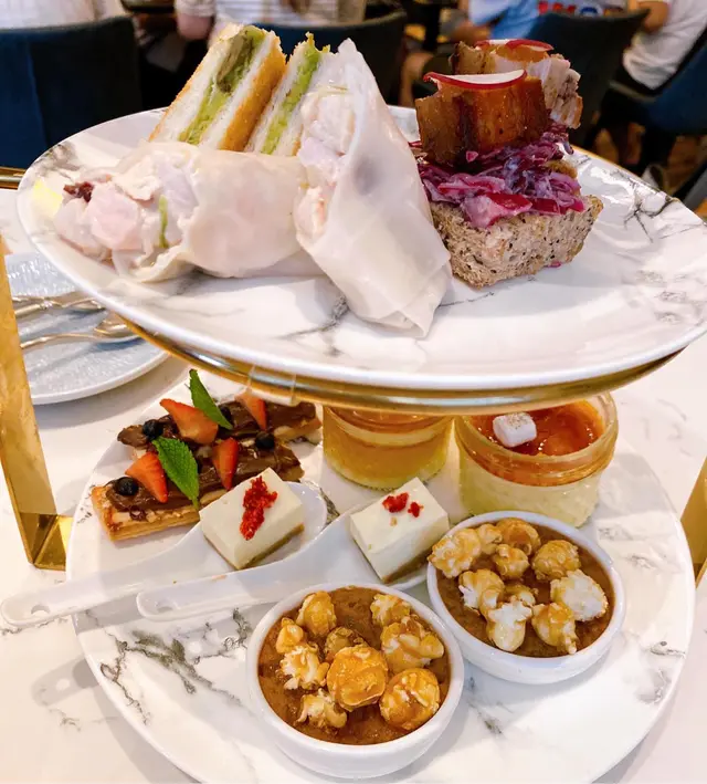 三層優閒法式下午茶餐