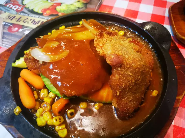 吉列豬柳極有驚喜,香脆肉香又有配菜,竟然只需$20