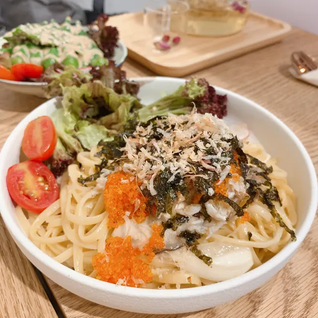 味增蟹醬蟹籽蟹肉扁意粉