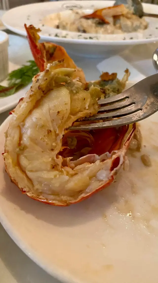 香煎牛油波士頓龍蝦牛肝菌意大利飯