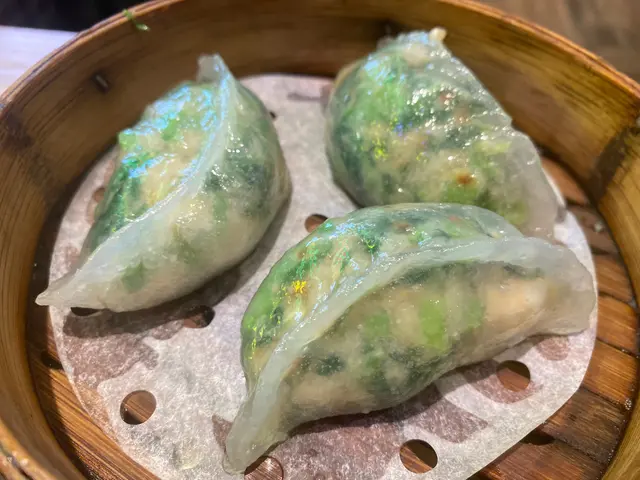 鮮蝦菜苗餃