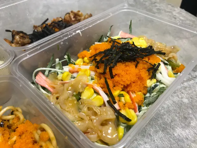 蟹籽沙律