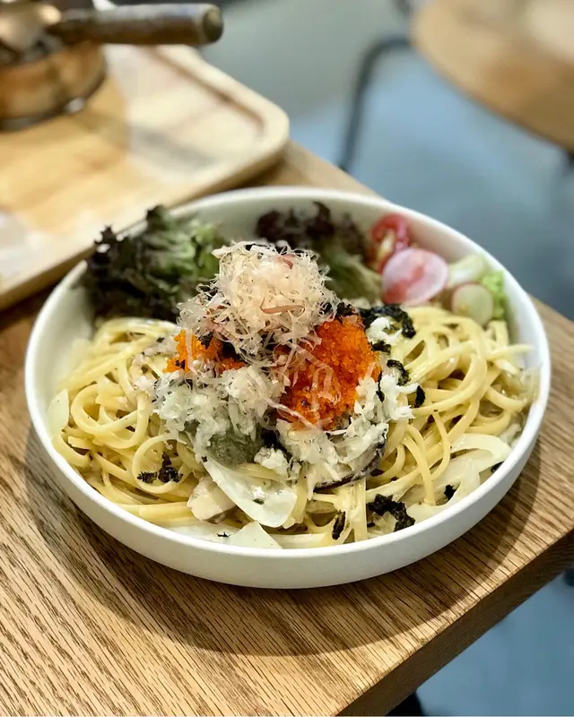 味增蟹醬蟹籽蟹肉扁意粉