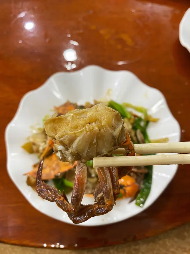 薑蔥炒蟹