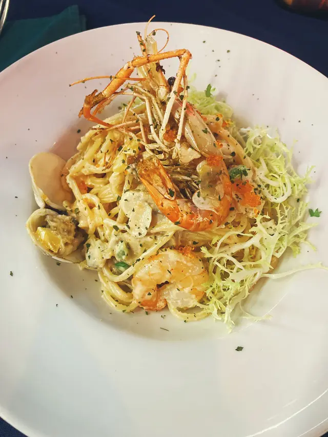 明太子海鮮燴意粉