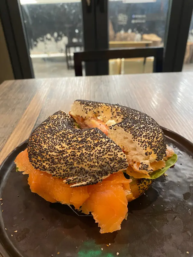 煙熏三文魚Bagels