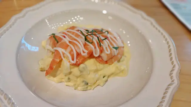 鮮蝦薯仔蛋沙律