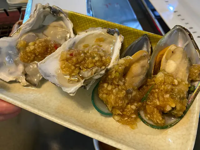 蒜蓉烤蠔, 蒜蓉烤青口