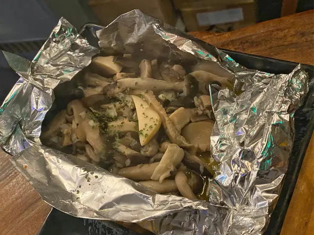 打開錫紙，即聞到牛油香呢！