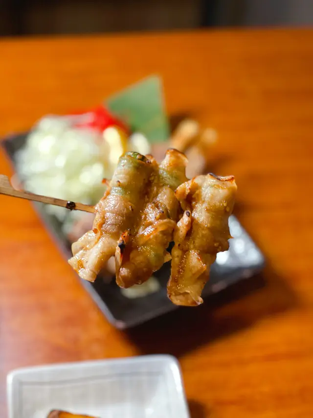 日本青椒豚肉串