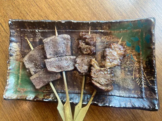 串燒牛舌、牛肋筋