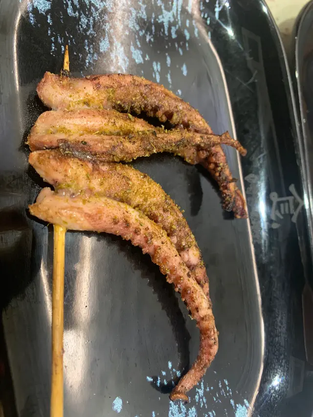 我超鍾意食魷魚鬚，所以食完都覺得好正