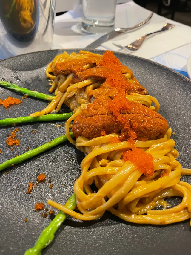 海膽忌廉汁蟹子扁意粉