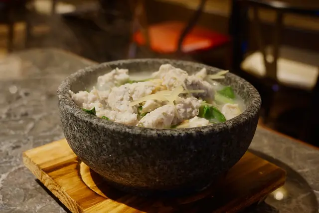 瑤柱魚滑上湯浸時蔬