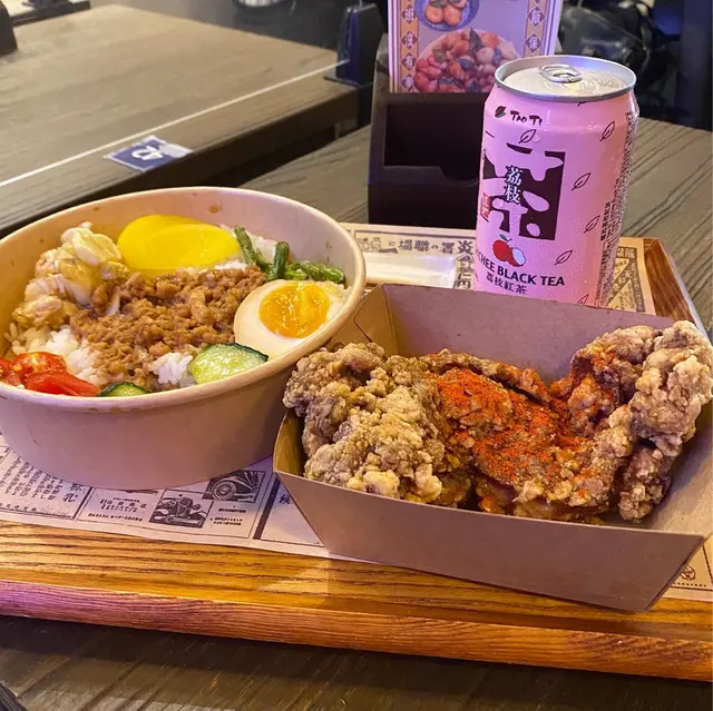 好好大雞扒香菇滷肉便當