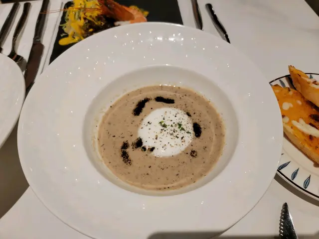 松露野菌泡沫忌廉湯