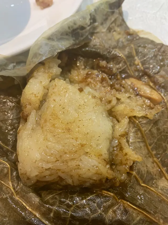 勁似食緊棕既糯米飯