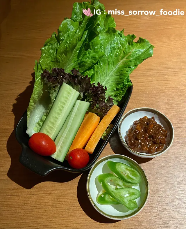 生菜包及自家包飯醬