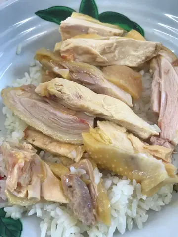 泰王去骨海南雞配油飯