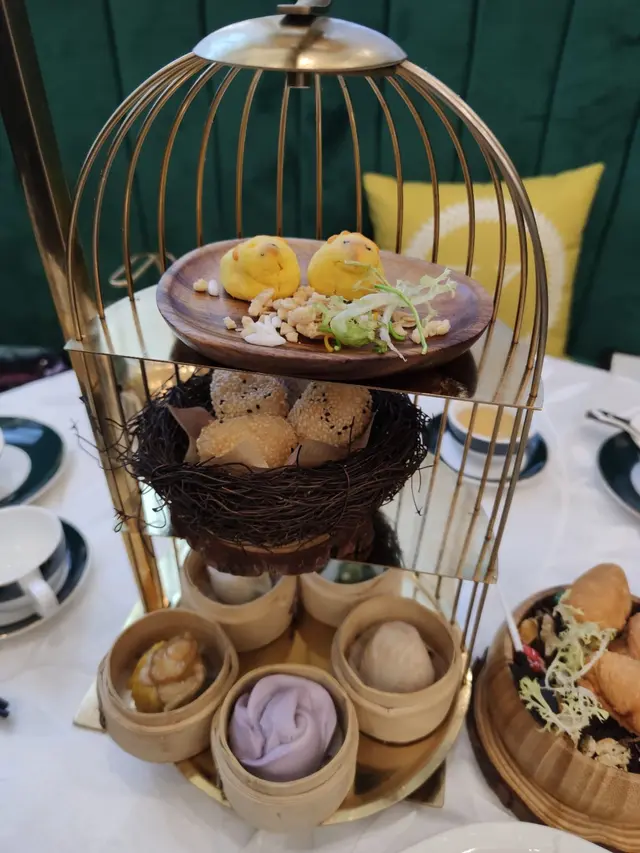 鳥語花香雀籠點心