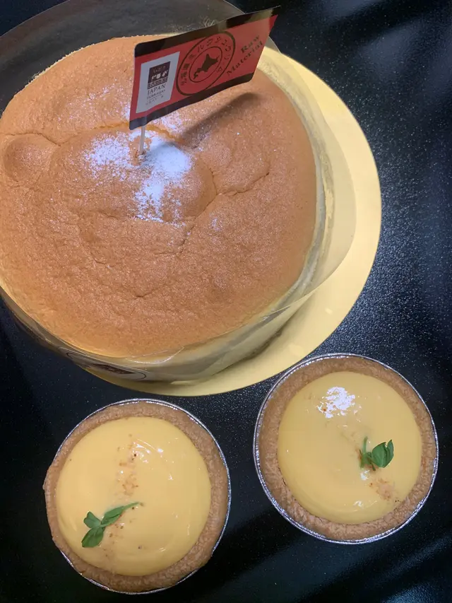北海道牛乳蛋糕 & 檸檬撻