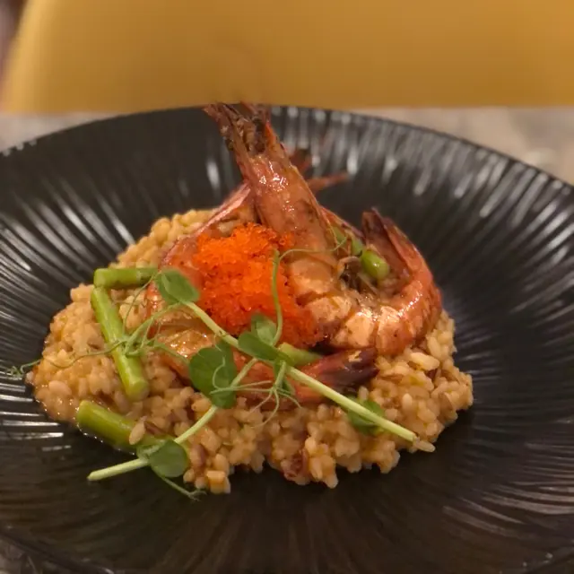 冬蔭龍蝦汁大蝦意大利飯