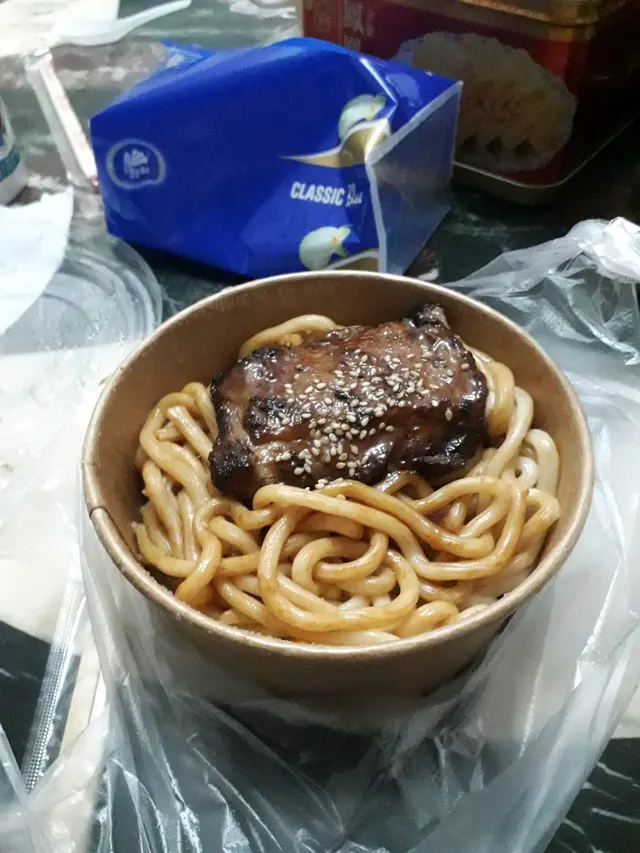 照燒雞扒撈烏冬