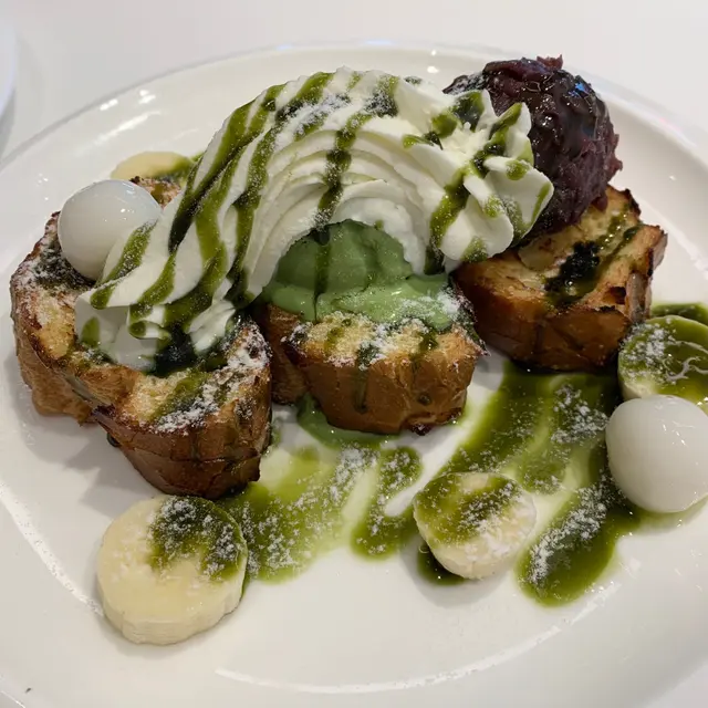 和風抹茶紅豆法式吐司