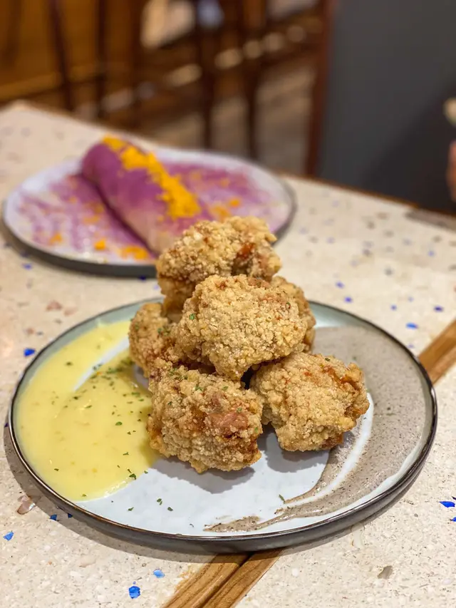 手繪雙色鹽酥雞