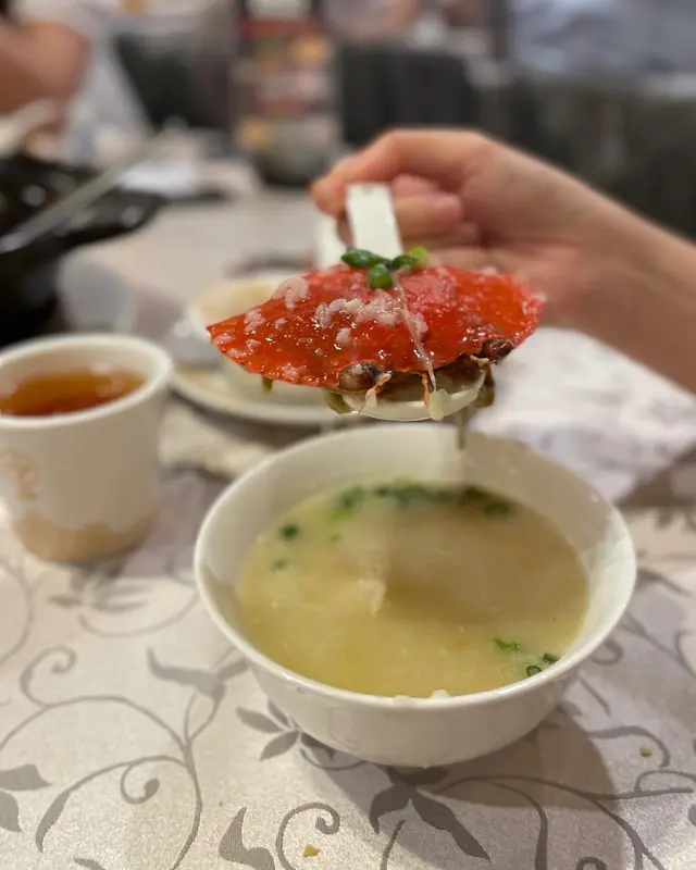 砂窩蟹粥