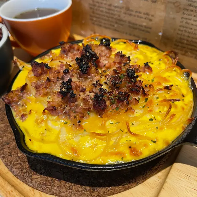 卡邦尼意粉蛋餅