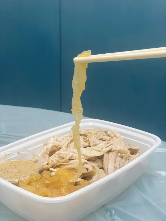 胡麻海蜇手撕雞
