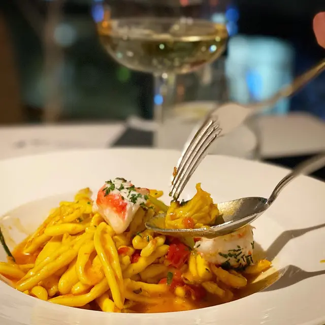 Cavatelli al Granchio, Limone e Zafferano