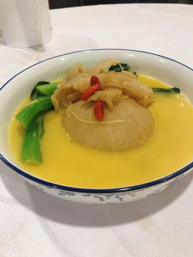濃花膠雞湯浸柚皮