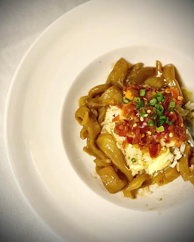 剁椒花膠海鱸魚撈飯