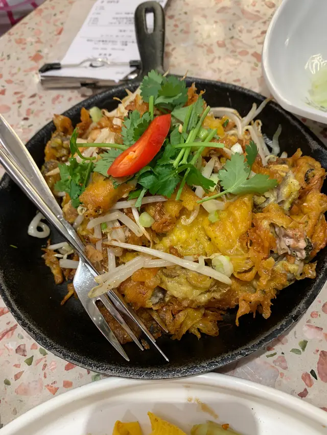泰式鐵板蠔餅