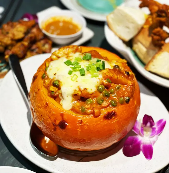 日本南瓜焗海鮮飯