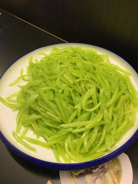 清炒萵筍絲 - 筲箕灣的十二味