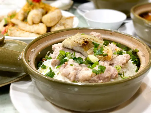 鹹鮮魚(馬友)肉餅飯