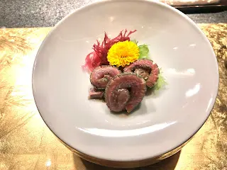 北海道秋刀魚刺身