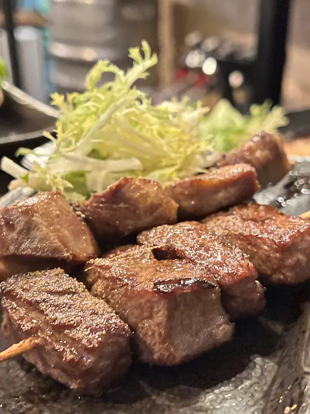 鹽燒安格斯牛柳粒