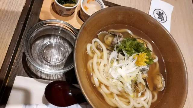 柚子香葱蜆肉鳥冬