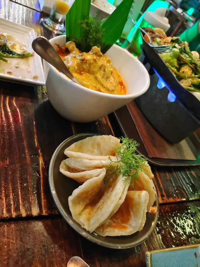 軟殼蟹珈喱+簿餅