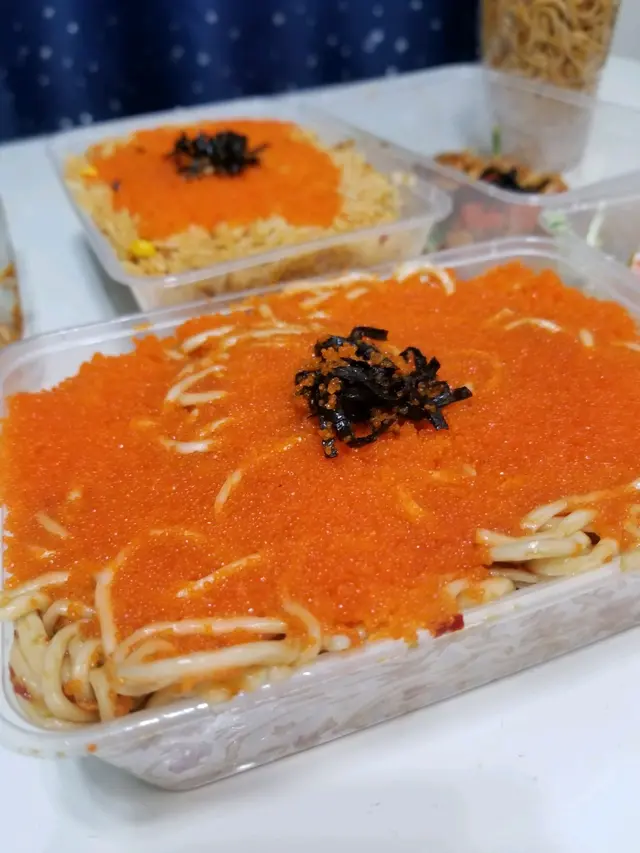爆多蟹籽冷麵