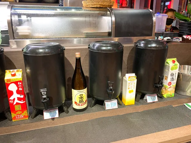 清酒、梅酒和柚子酒