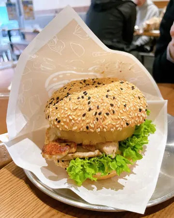 烤菠萝鸡堡