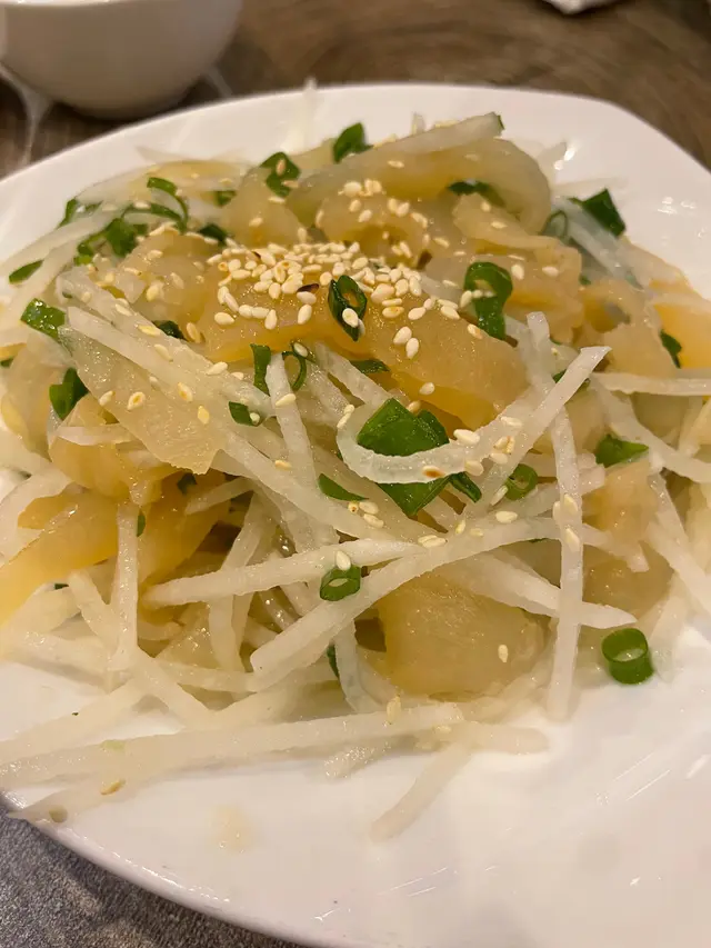 蔥油海蜇